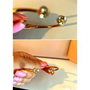 BEAUTIFUL KATE SPADE MARMALADE OPEN CUFF WITH CRYSTALS!!!